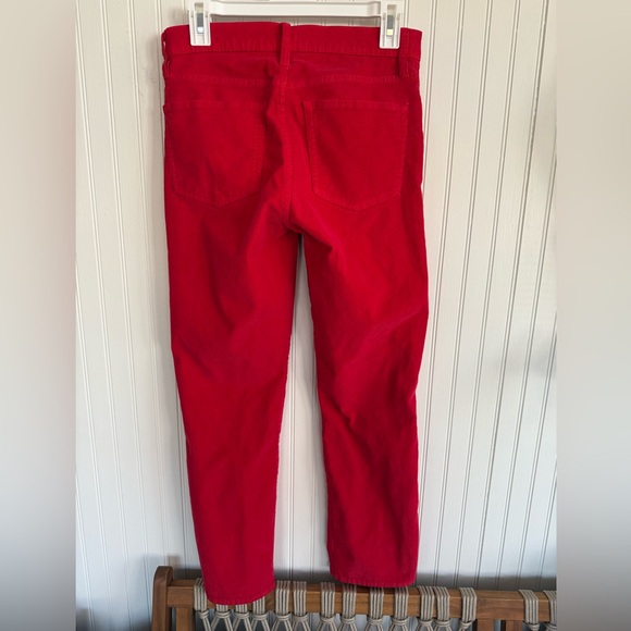 J. Crew Red Corduroy Pants size 27 - Picture 4 of 5